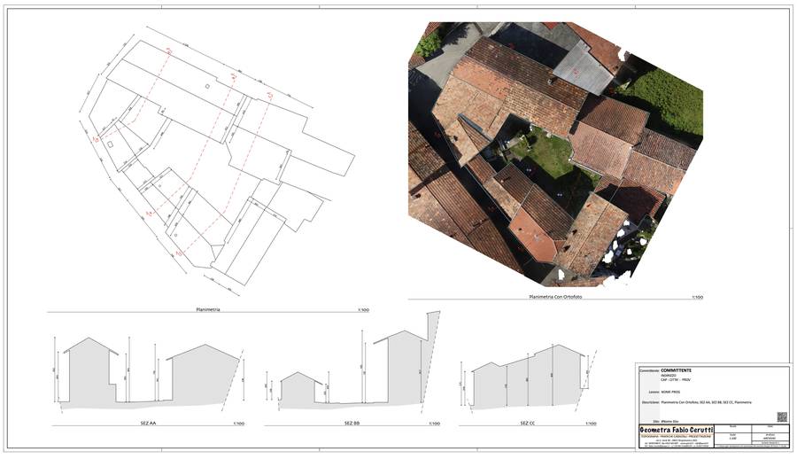 Rilievo Copertura di fabbricato