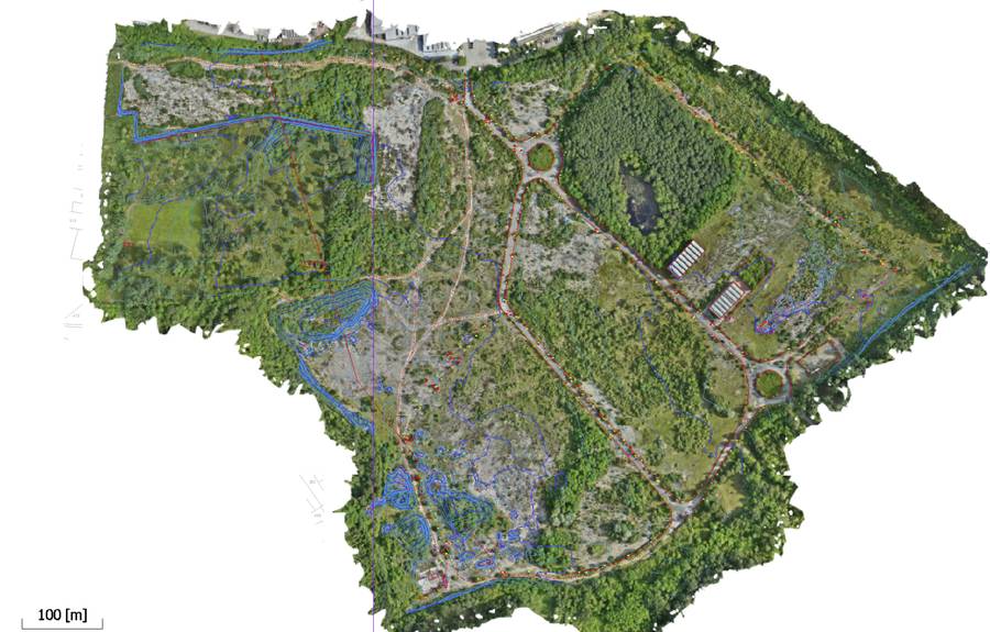 Restituzione rilievo aerofotogrammetrico da drone 1