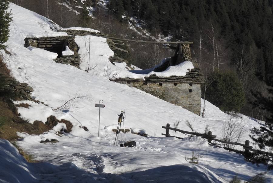 Rilievo GNSS B-R Piana di Craveggia (VB)
