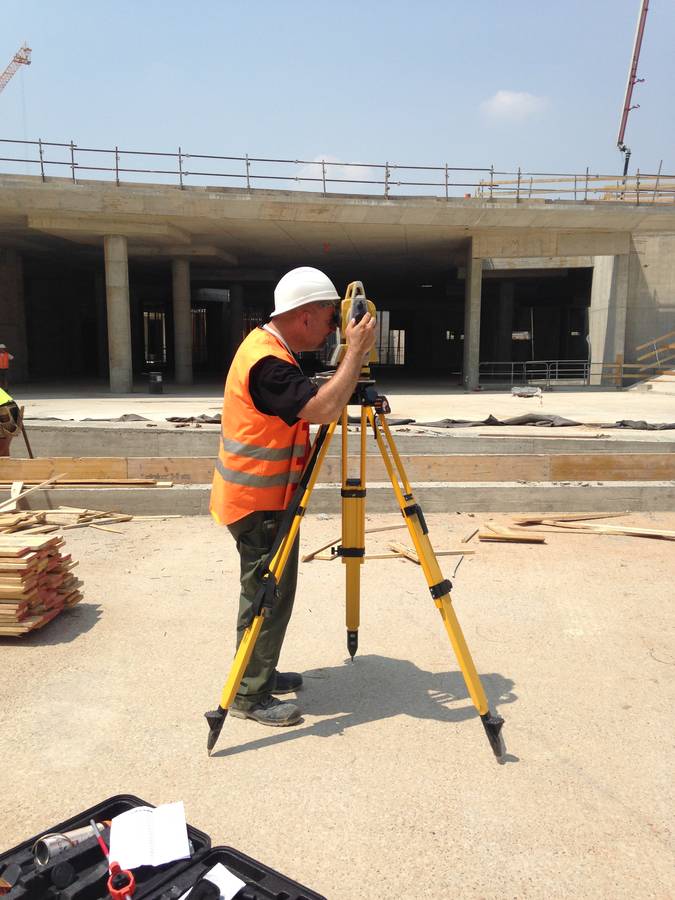 Tracciamenti cantiere City Life Milano