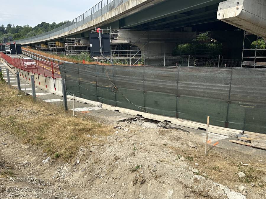 Tracciamenti cantiere Pedemontana Vedano Olona (VA)